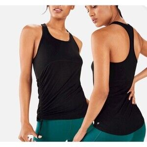 Fabletics Cinch Waist Tank Black Large
